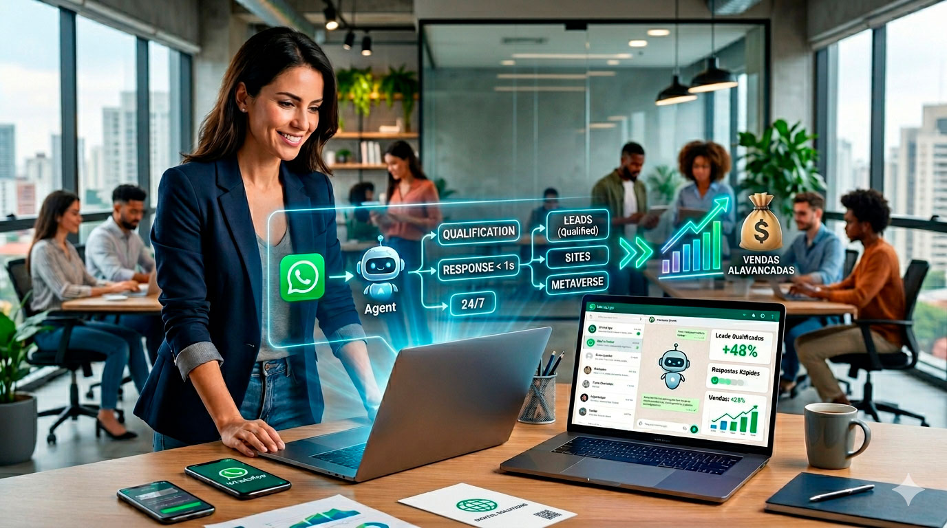 Automações de Atendimento com Agentes de IA para WhatsApp